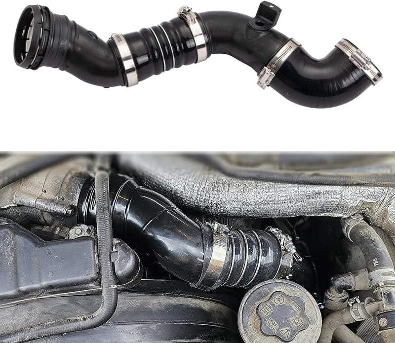 HUGALL 667-300 Cold Side Intercooler Pipe Kit Compatible with 2011 2012 2013 2014 2015 2016 F250 F350 F450 F550 V8 6.7L Intercooler Hose Kit, Black - Image 5